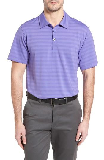 Men's Cutter & Buck Shoregrass Drytec Moisture Wicking Polo - Purple