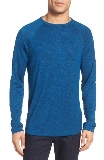 Men's Theory Dustyn L Anemone Raglan Sleeve T-shirt, Size - Blue