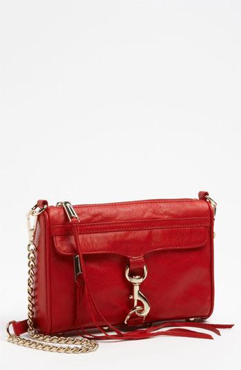 Rebecca Minkoff 'mini M.a.c.' Shoulder Bag Red