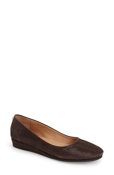 Women's French Sole 'zeppa' Wedge .5 M - Brown