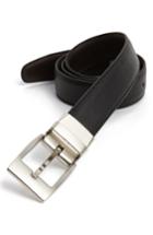Men's Nordstrom Men's Shop Reversible Leather Belt - Black/brown