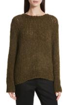 Women's Iro Cresent Cutout Sweater - Green