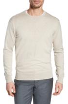 Men's Peter Millar Crown Soft Cotton & Silk Sweater, Size - Beige