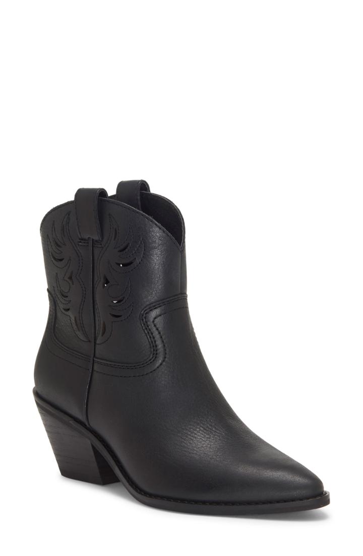 Women's Lucky Brand Talouse Western Boot .5 M - Black