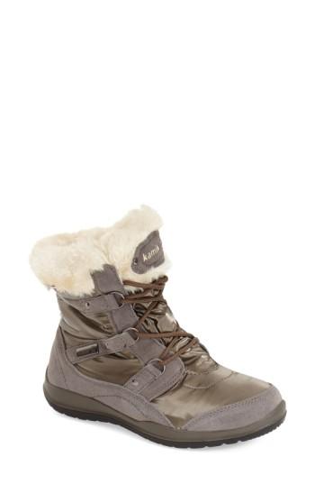 Women's Kamik 'sofia' Waterproof Boot M - Brown