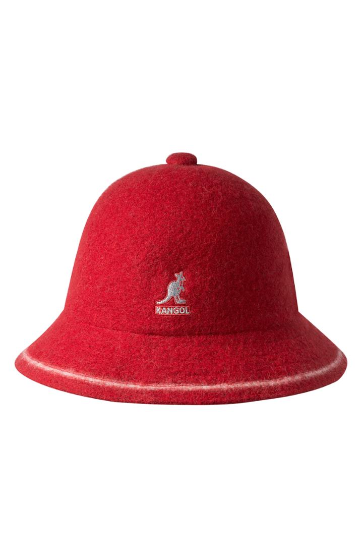 Women's Kangol Cloche Hat - Red
