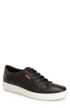 Men's Ecco Soft Vii Lace-up Sneaker -12.5us / 46eu - Black