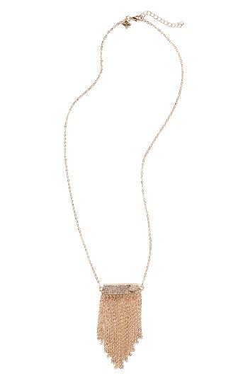 Women's Panacea Drusy Fringe Pendant Necklace