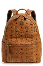 Mcm Small Gunta Visetos Stud Coated Canvas Backpack -