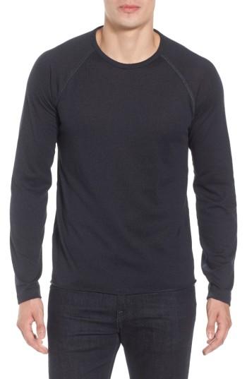 Men's Billy Reid Long Sleeve T-shirt - Blue