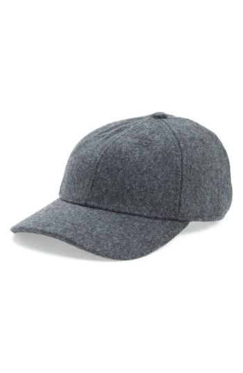 Women's Madewell Wool Blend Baseball Hat - Grey