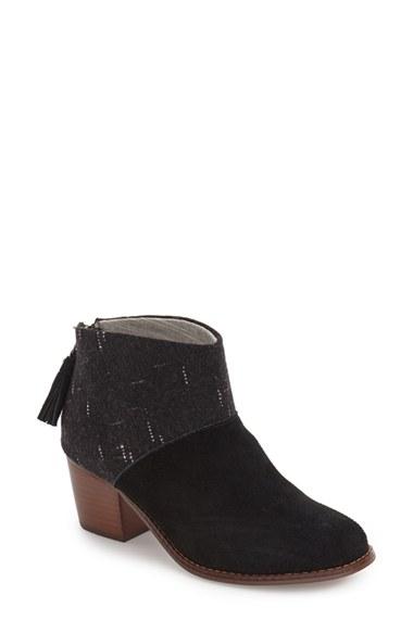 Women's Toms 'leila' Bootie M - Black