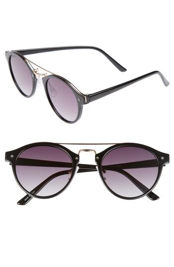 Women's Bp. 45mm Round Sunglasses - Black/ Gold