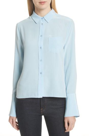 Women's Equipment Darla Bell Cuff Shirt - Blue