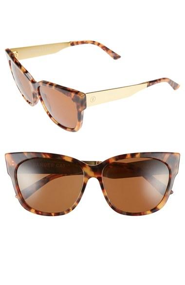 Women's Electric 'danger Cat Lx' 59mm Cat Eye Sunglasses - Rose Tortoise/ Bronze