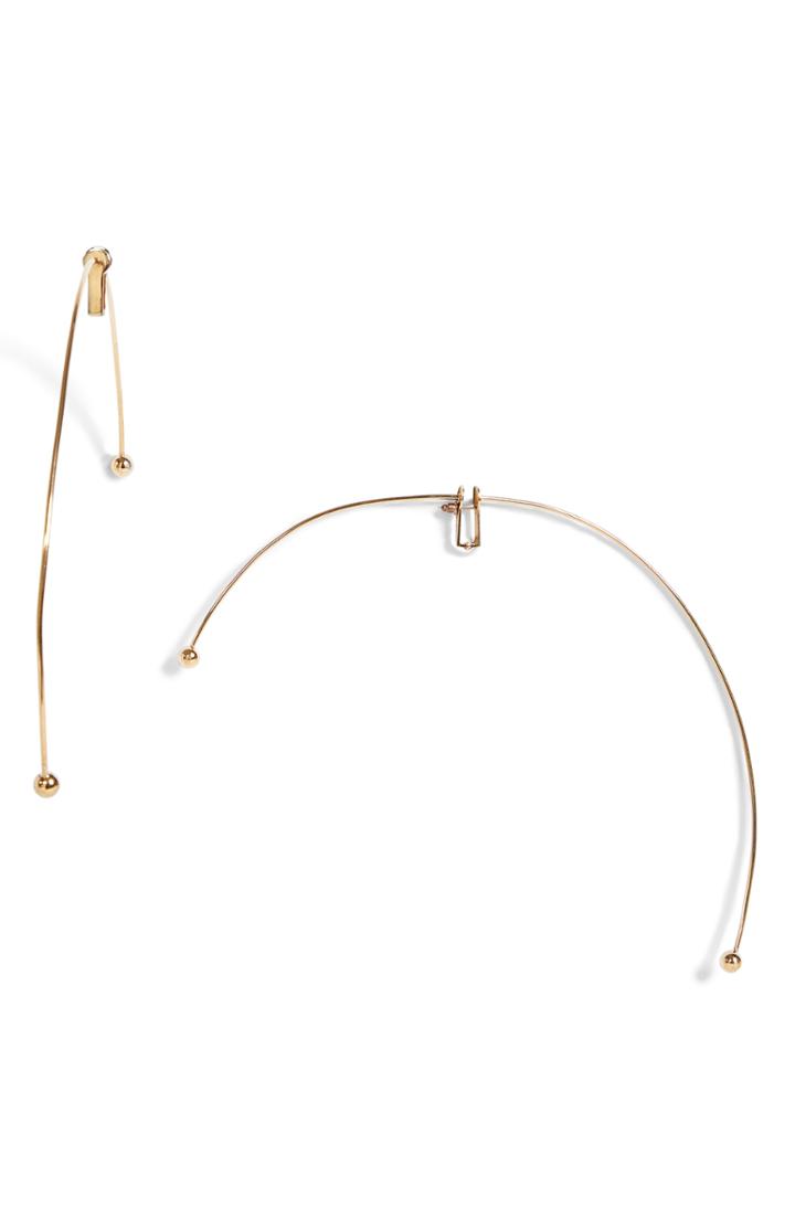 Women's Y/project Large Semi Hoop Earrings