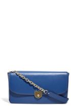 Cole Haan Marli Convertible Leather Clutch - Blue