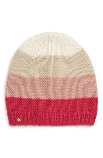 Women's Kate Spade New York Colorblock Beanie - Pink