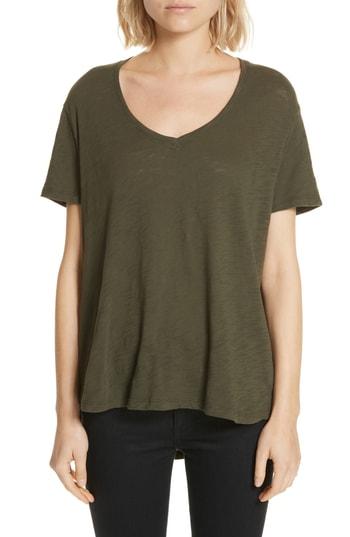 Women's Atm Anthony Thomas Melillo Slub Jersey Boyfriend Tee - Green