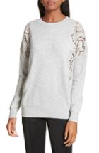 Women's Ted Baker London Tae Lace Shoulder Sweater
