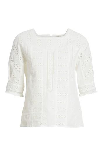 Women's Maje Loody Eyelet Top