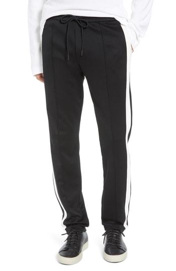 Men's Vince Colorblock Track Pants - Black