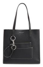 Marc Jacobs The Bold Grind Leather Pocket Tote - White
