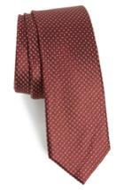 Men's Nordstrom Men's Shop Hammond Neat Silk Tie, Size - Red