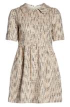 Women's Gal Meets Glam Collection Paige Cutaway Collar Tweed Dress
