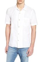 Men's French Connection Slim Fit Solid Sport Shirt - White