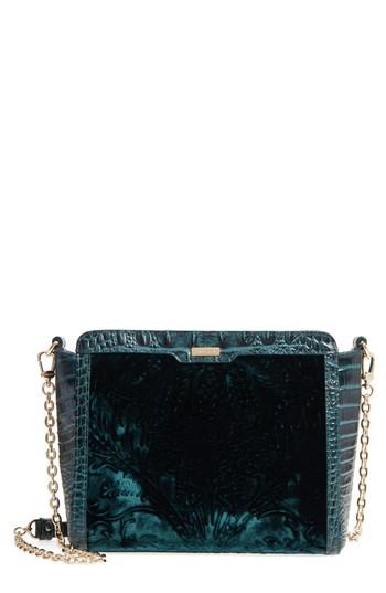 Brahmin Ivy Cellini Carrie Embossed Velvet Crossbody Bag -