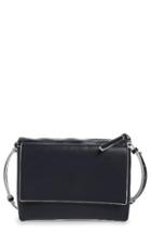French Connection Callie Faux Leather Crossbody Bag - Blue