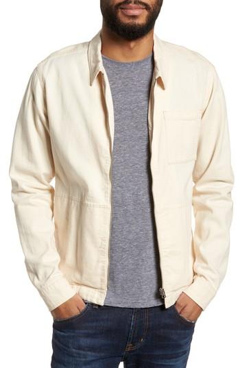 Men's Ymc Bowie Zip Front Shirt