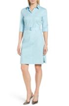 Women's Boss Dashiri Stretch Poplin Dress - Blue