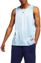 Men's Topman Sports Logo Tank, Size - Blue