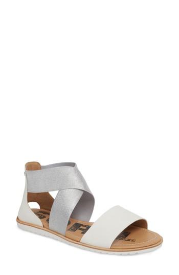 Women's Sorel Ella Sandal M - White
