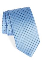 Men's Eton Neat Silk Tie, Size - Blue