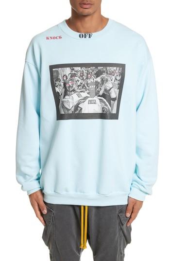 Men's Drifter Toad Graphic Sweatshirt - Blue