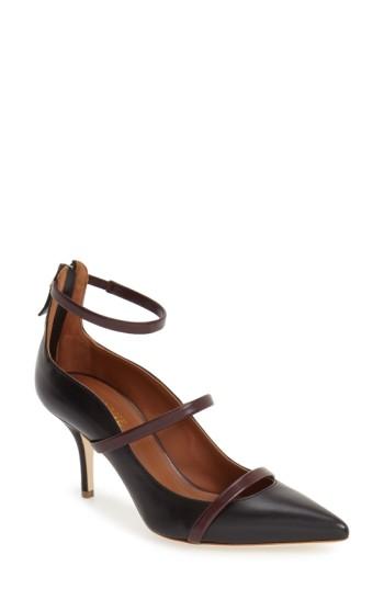 Women's Malone Souliers 'robyn' Ankle Strap Pump .5us / 36eu - Black