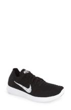 Women's Nike 'free Flyknit' Running Shoe .5 M - Black