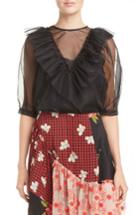 Women's Simone Rocha Organza Ruffle Top