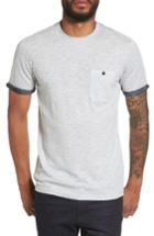 Men's Ted Baker London Samsal Pocket T-shirt (l) - Grey