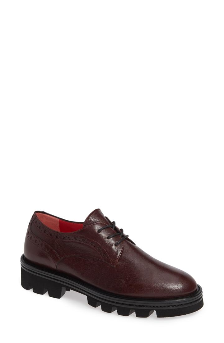 Women's Pas De Rouge Lotty Oxford Us / 35eu - Burgundy