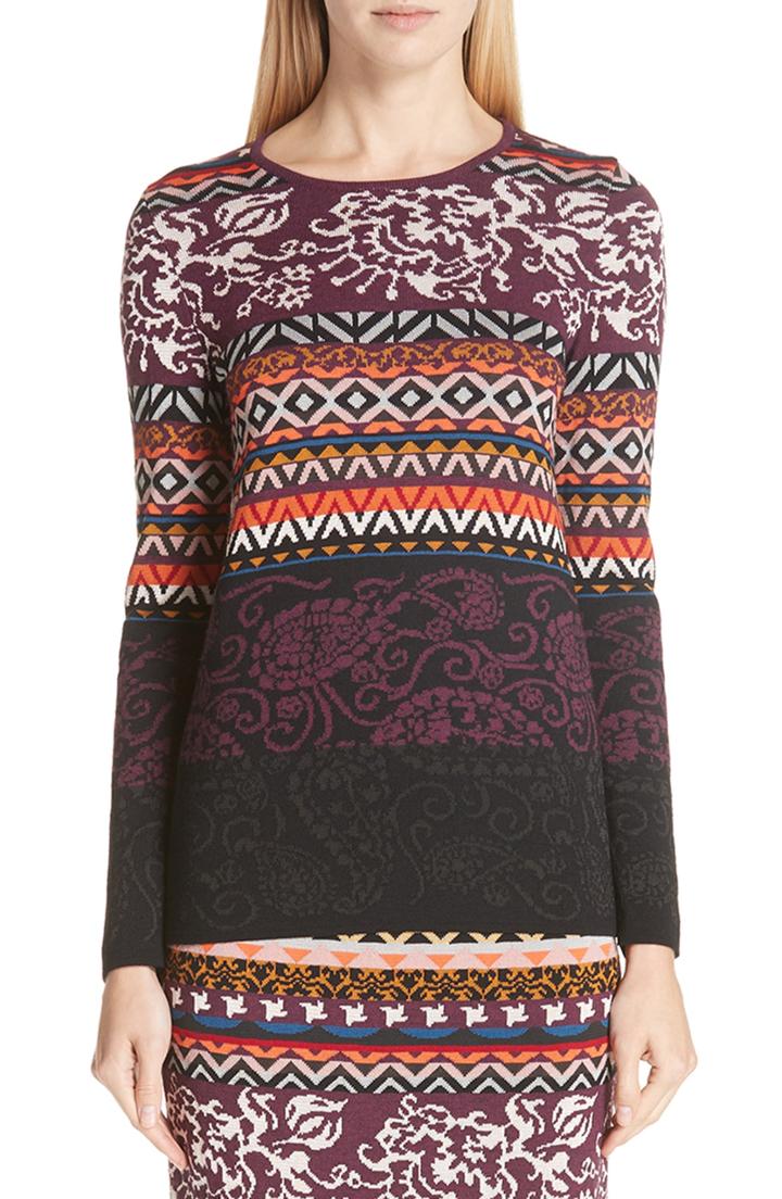 Women's Fuzzi Mixed Fair Isle Sweater