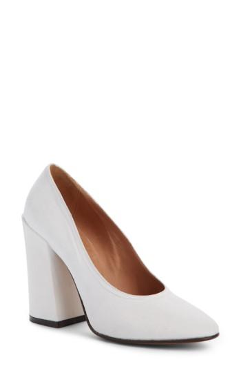 Women's Dries Van Noten Pointed Toe Pump Eu - White