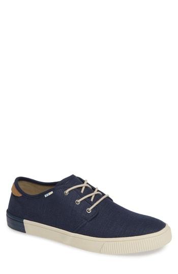 Men's Toms Carlo Low Top Sneaker .5 M - Blue