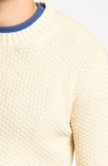 Gant Rugger 'pineapple Knit' Sweater Cream Large