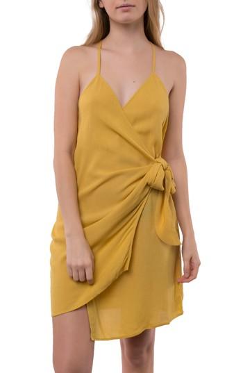 Women's O'neill Marlo Wrap Dress - Yellow