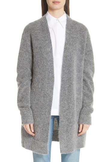 Women's Acne Studios 'raya Sh Mohair' Knit Cardigan - Grey