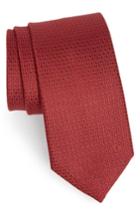 Men's Salvatore Ferragamo Esper Gancini Print Silk Tie, Size - Red